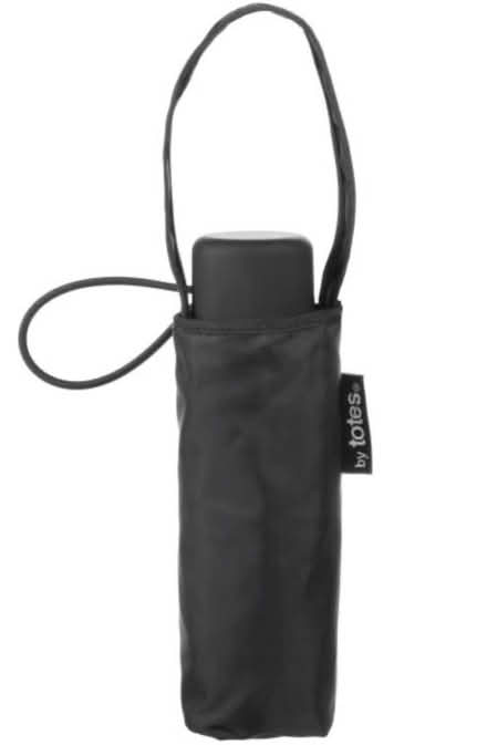 Photo of Purse-sized mini black umbrella (Washington Square Park) #1