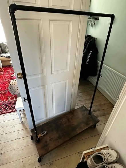 Photo of free Metal and wood clothing rail (Stratford, E15) #2