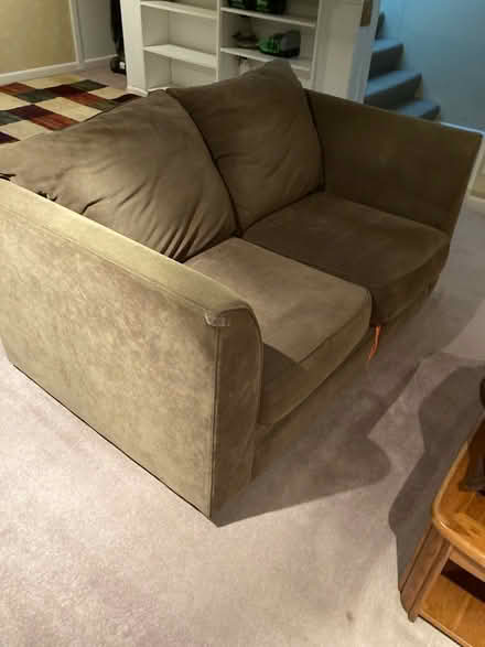 Photo of free Two seats pull-up couch (sofa bed) (Schaumburg, Illinois) #1