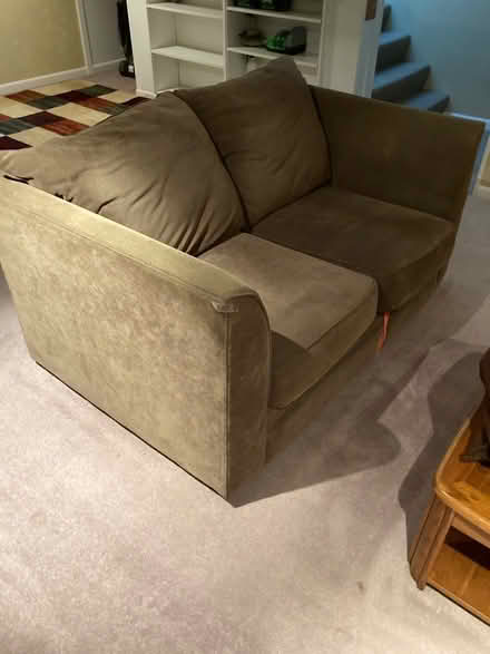 Photo of free Two seats pull-up couch (sofa bed) (Schaumburg, Illinois) #2