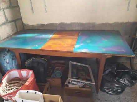 Photo of free Mid-century teak table (Penzance TR18) #1