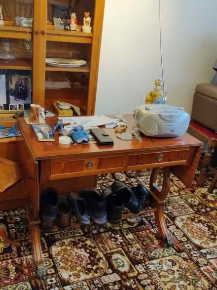 Photo of free Small Drop leaf table / bureau (Ellenbrook M28) #1