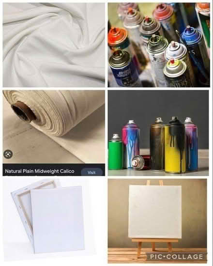 Photo of Art stuff, canvas, frames, wire etc (CB3) #2