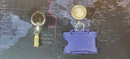 Photo of free 2 extending belt clips for ID cards (Barnacle CV7) #1