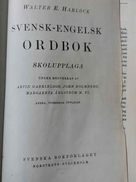 Photo of free Swedish dictionary (AB10) #1