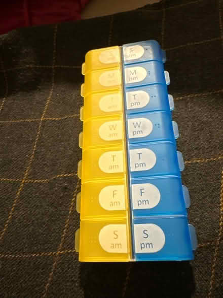 Photo of free Weekly pill box large twice daily (Stratford, E15) #1