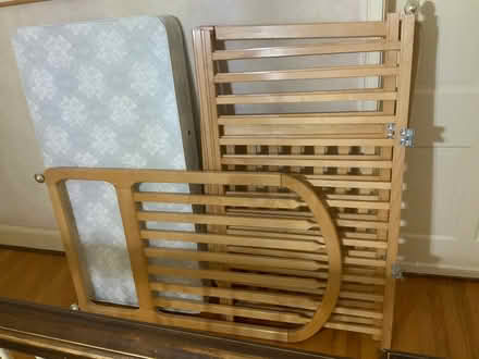 Photo of free Crib, solid maple (Cayuga Heights) #1