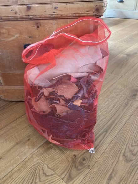 Photo of free Bag of leather scraps (Barcombe BN8) #1