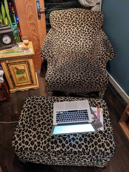 Photo of free chair with ottoman (brooklyn, ny) #1