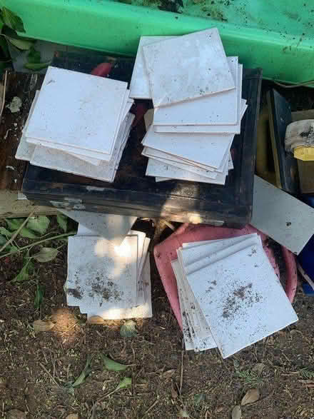 Photo of free 40 or so tiles 15X15 (Southend on sea SS1) #1