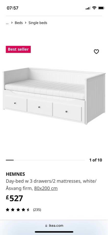 Photo of free IKEA Hemnes Day-bed (Chiswick (W4)) #1