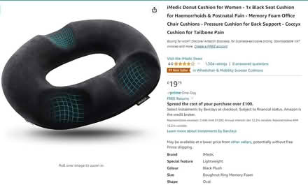 Photo of free Donut Ring cushion (HP15 Holmer Green) #2