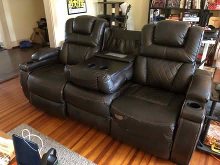 Photo of free Recliner couch (Ghent) #1