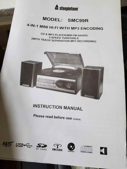 Photo of free Steepletone Vinyl/CD/MP3/Radio (HD6) #2