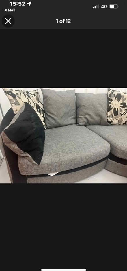 Photo of free Large Sofa and chair (HX3) #4
