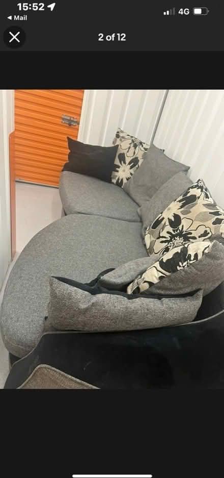 Photo of free Large Sofa and chair (HX3) #2