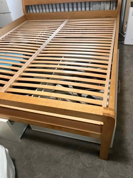 Photo of free King size pine bed (Bewdley) #3