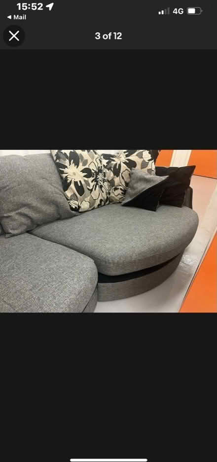 Photo of free Large Sofa and chair (HX3) #1