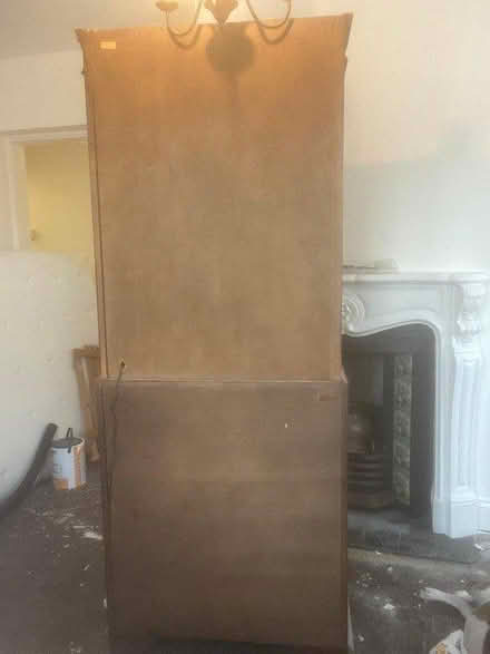 Photo of free Tall mahogany cabinet/desk (Denmark Hill SE5) #4