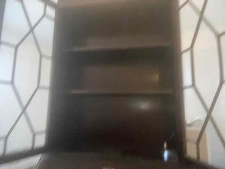Photo of free Tall mahogany cabinet/desk (Denmark Hill SE5) #1