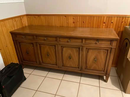Photo of free Wood credenza (Gaithersburg Quince Orchard) #1