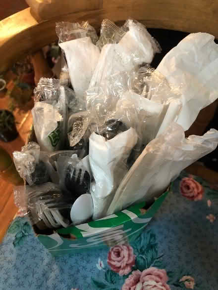 Photo of free Wrapped utensils (SE Denver) #1
