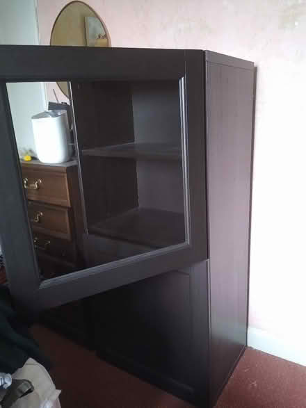 Photo of free Ikea display cabinet dark brown (Newby Bridge LA12) #2