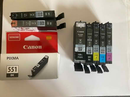 Photo of free Cannon Printer Inks 550 and 551 (Midhurst) #1