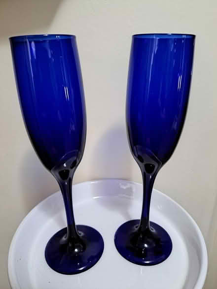 Photo of free Blue Champagne Flutes (Watertown Square) #1