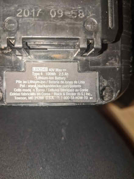Photo of free Black & Decker electric lawn mower (Barrington) #4