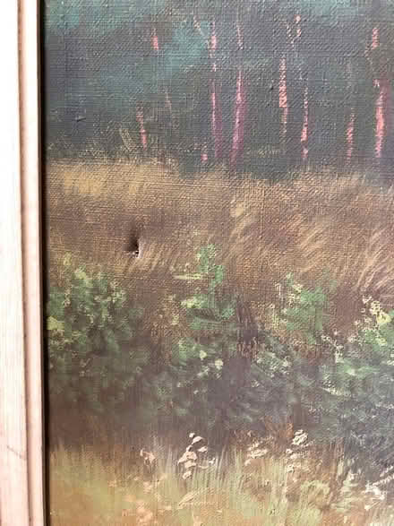 Photo of free Original large framed painting (Walkley, S6) #4