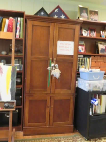 Photo of free TV armoire, Entertainment center (Oakton off Hunter Mill Rd) #1