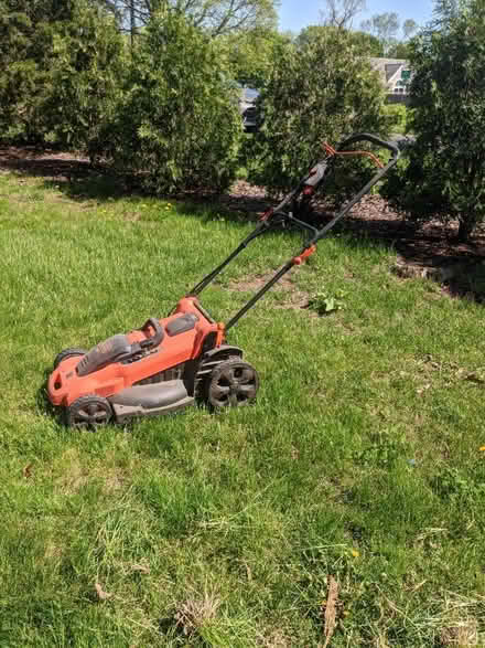 Photo of free Black & Decker electric lawn mower (Barrington) #2