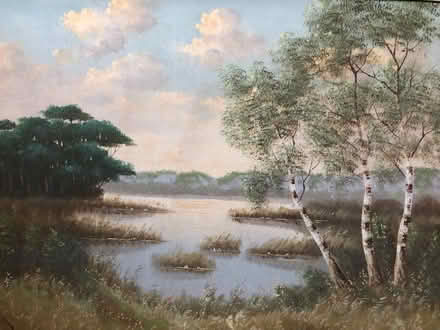 Photo of free Original large framed painting (Walkley, S6) #1