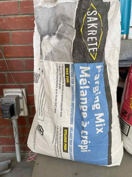 Photo of free Parging mix, half bag (Bloor Lansdowne) #1