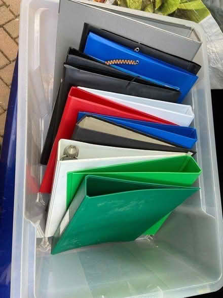 Photo of free A4 Ring Binders and folders (Chessington, Surrey) #2