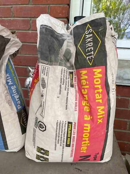 Photo of free Mortar mix (Bloor Lansdowne) #1