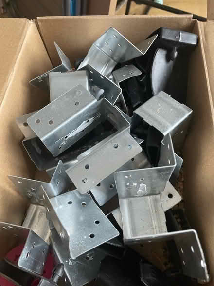 Photo of free Joist hangers - 80 x 40mm (SE18 Charlton/Woolwich) #1