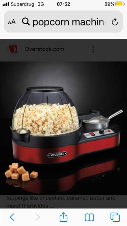 Photo of popcorn maker (Hungerford Rd N7) #1