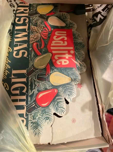 Photo of free Old Christmas string of lights (Clintonville) #2