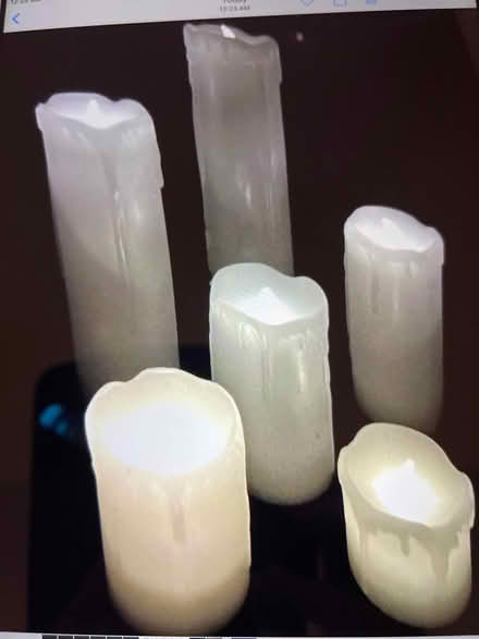 Photo of free White Plastic Candles (Feltham) #1
