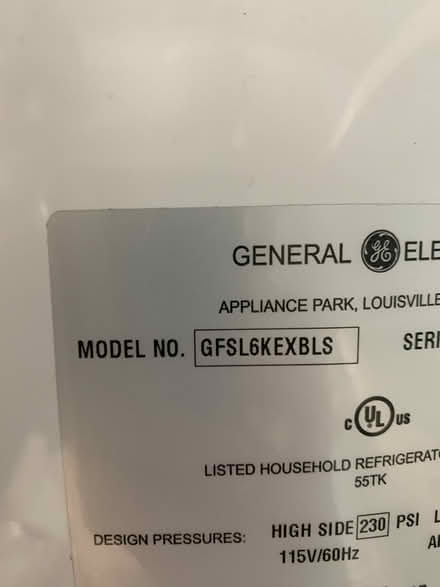 Photo of free GE Fridge - Repair (Pound Ridge) #1