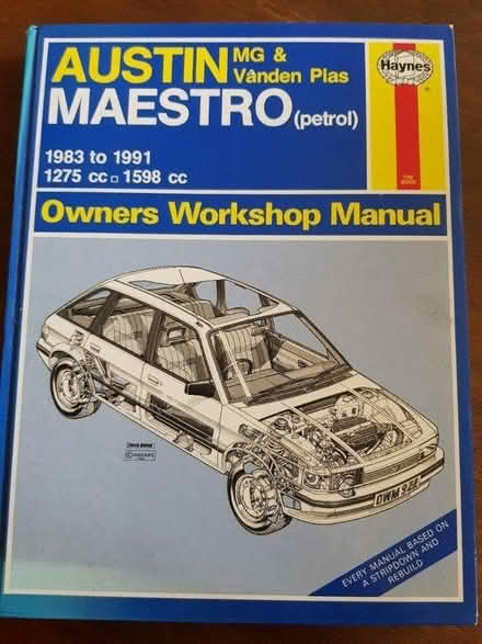 Photo of free Haynes Manual Austin Maestro 83-91 (Hereford area) #1