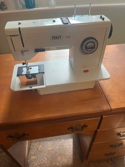 Photo of free Vintage sewing machine + table (02461/Newton Highlands) #3