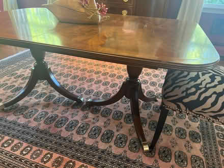 Photo of free Wood dining table seats 6-12 (Avon) #2