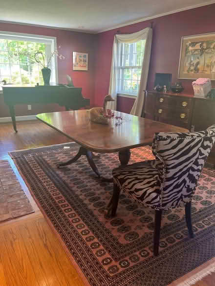 Photo of free Wood dining table seats 6-12 (Avon) #1