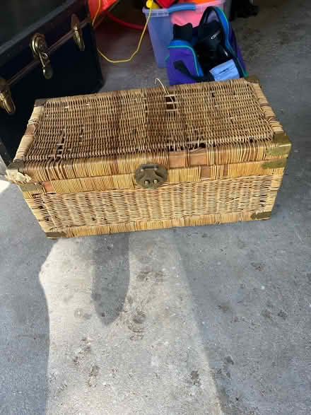 Photo of free wicker trunk (Avon) #1