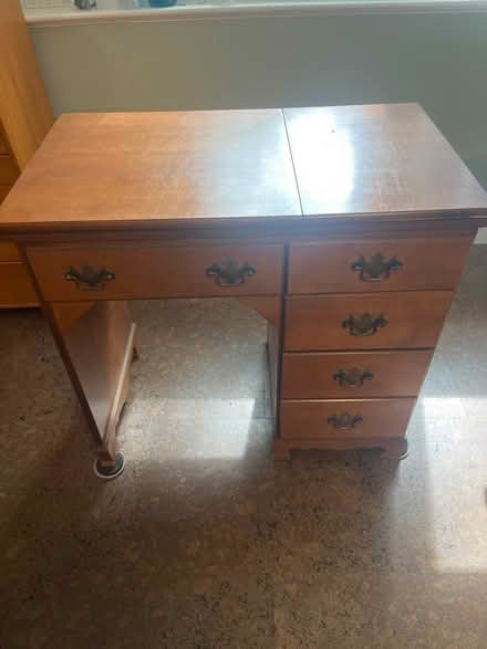 Photo of free Vintage sewing machine + table (02461/Newton Highlands) #2