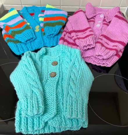Photo of free New Hand Knitted Baby Cardigans (Feltham) #4