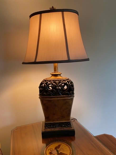Photo of free Gold resin lamp (La Grange) #1